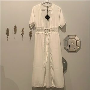 White Bathing Suit Cover Up